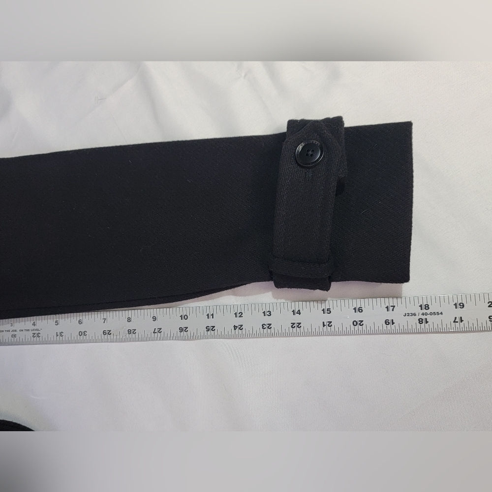 BCBGeneration Double Breasted Belted Lined Black … - image 4